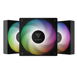 Gamdias NOTUS M1-1203 ARGB 120 mm 3-in- 1 Casing Cooling Fan